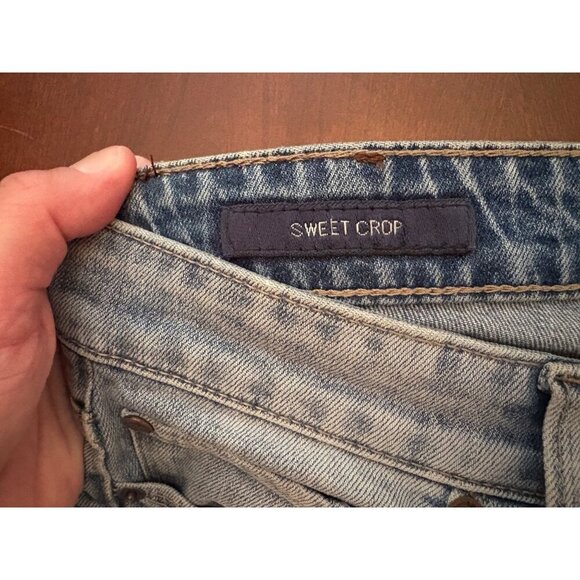 Lucky Brand Denim Sweet Crop Jeans Medium Wash Size 6 or US 28 - Picture 4 of 12